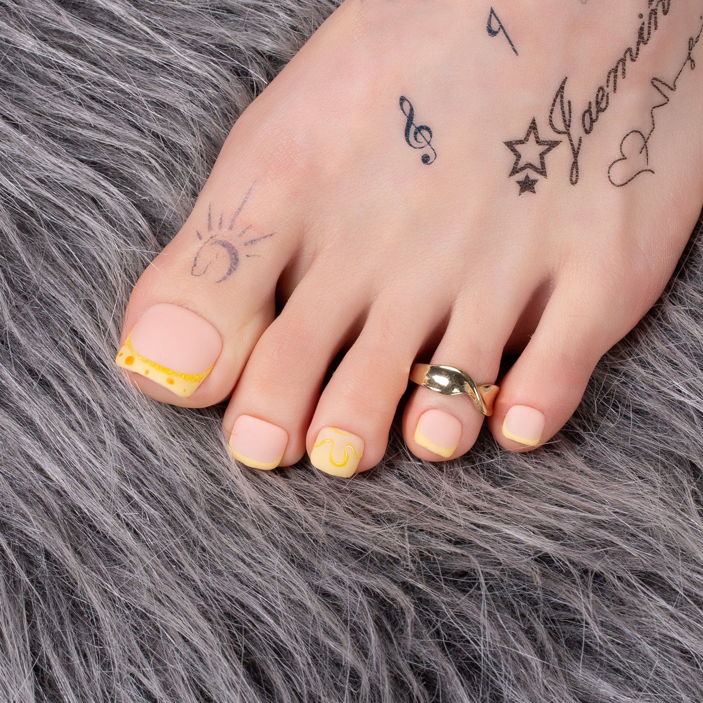 Bikini Bottom T363 Toe Nails