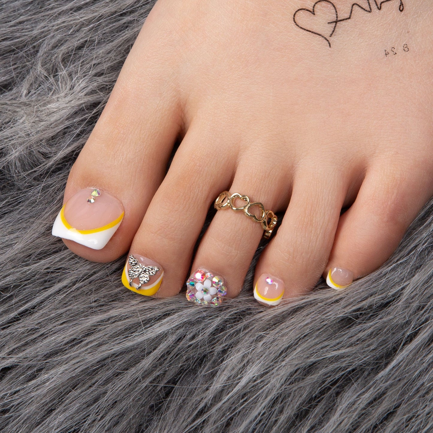 Sunflower T143 Toe Nails