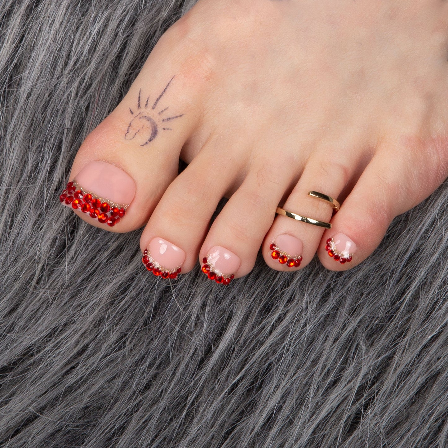 Flamingo T37 Toe Nails