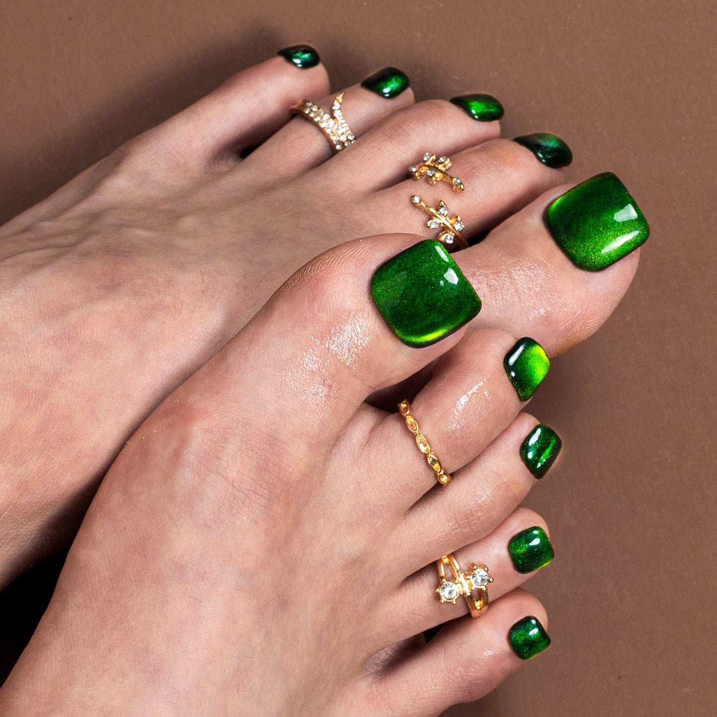 Poison Ivy T518 Toe Nails - 20Pcs Free Size