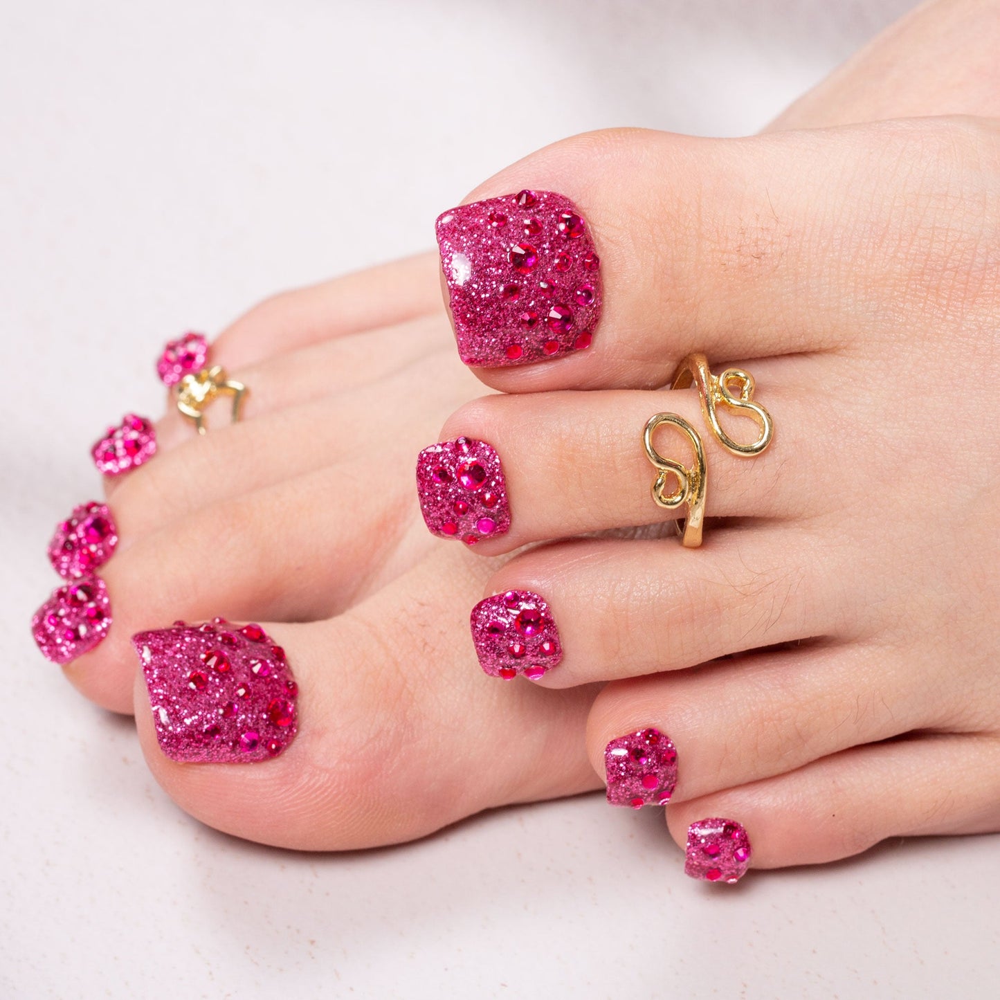 Fairy Dust Finesse T483 Toe Nails