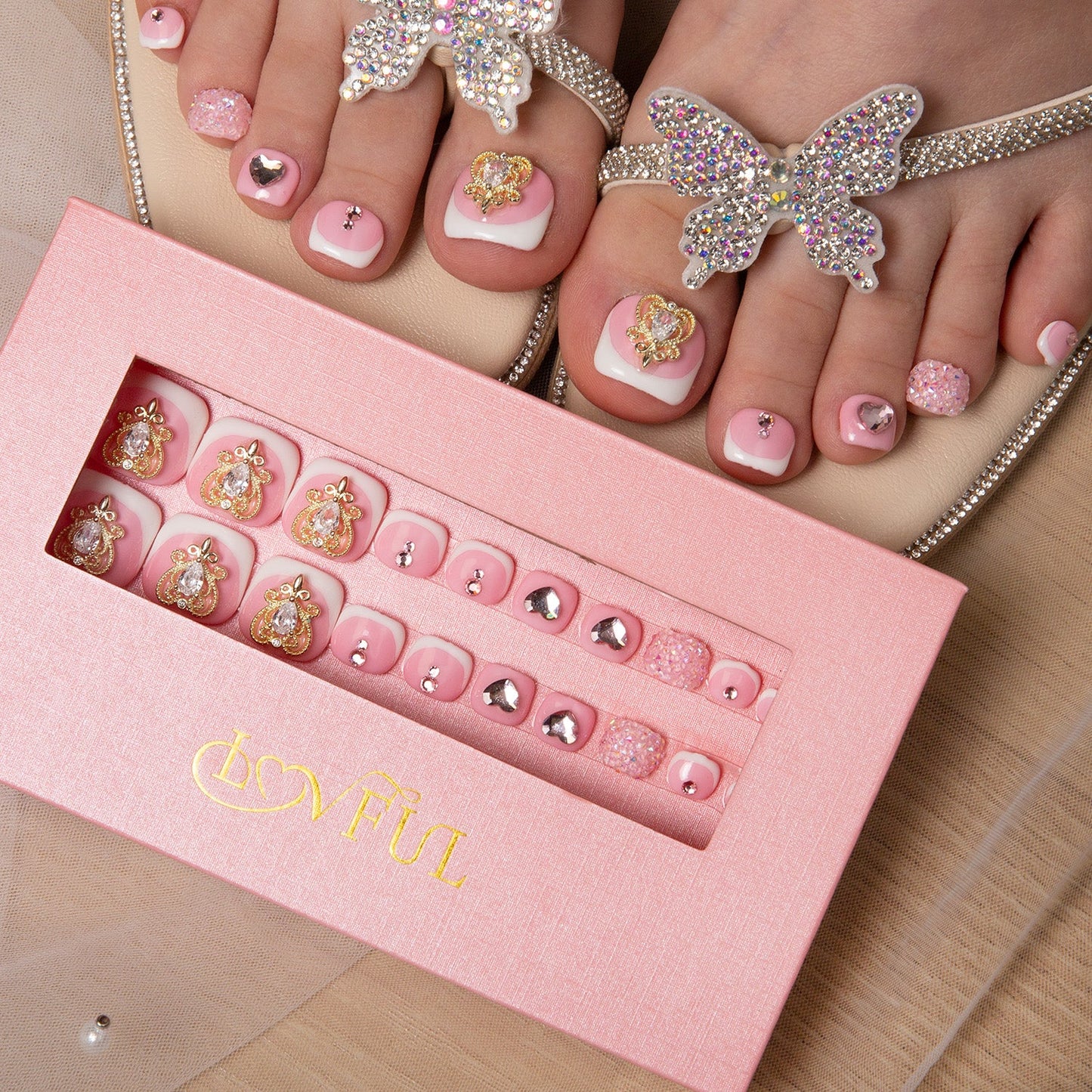 Sweet Elegance T34 Toe Nails