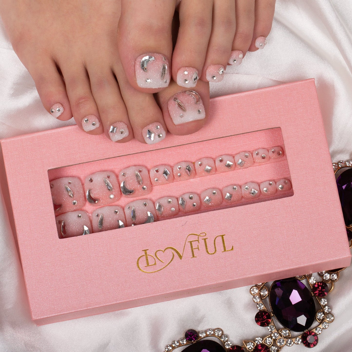 Berry Shake T56 Toe Nails