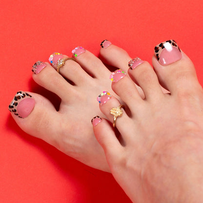 Pretty Please T573 Toe Nails - 20Pcs Free Size