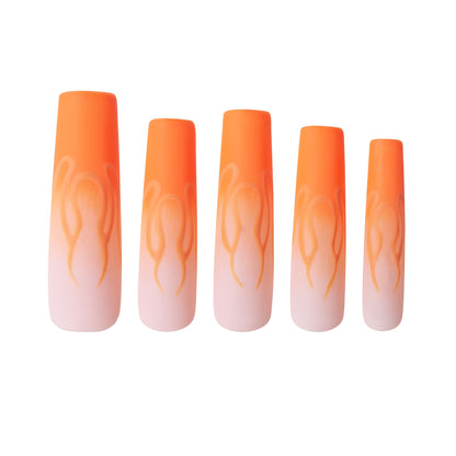Burning Desire Handmade Nails H444