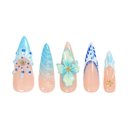 Summer Siren Handmade Nails H551