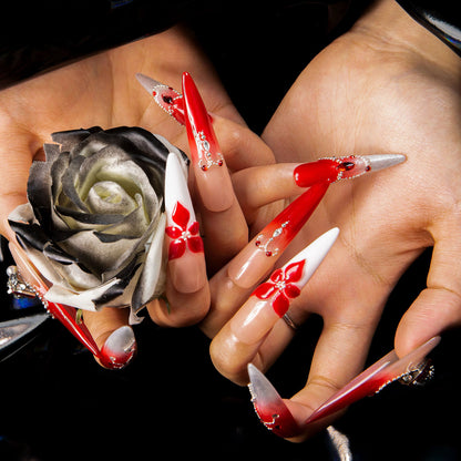 She’s an Aries, Babe Handmade Nails H595