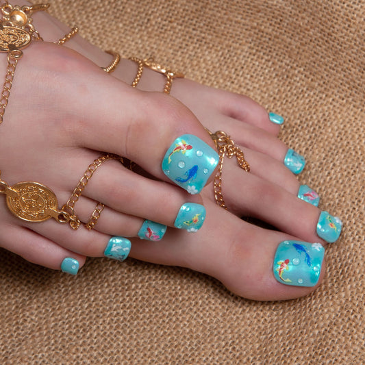 Wishing Fountain T307 Toe Nails