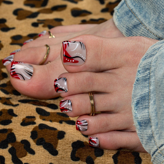 Love Hangover T476 Toe Nails