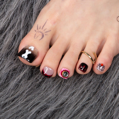 Final Destination Spooky T133 Toe Nails