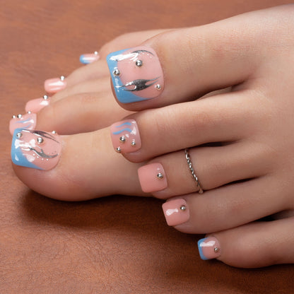 Moonlight Sea T299 Toe Nails