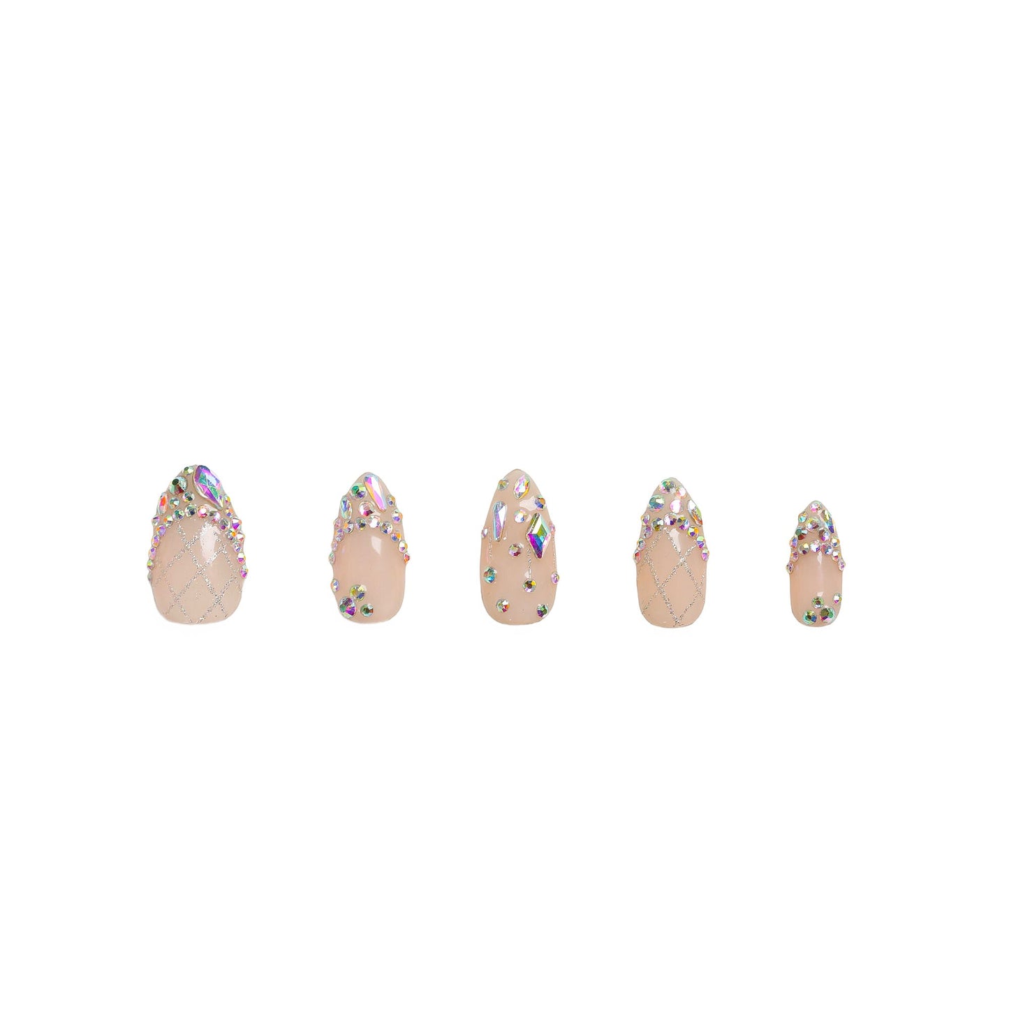 Opaline Drip Handmade Nails H481