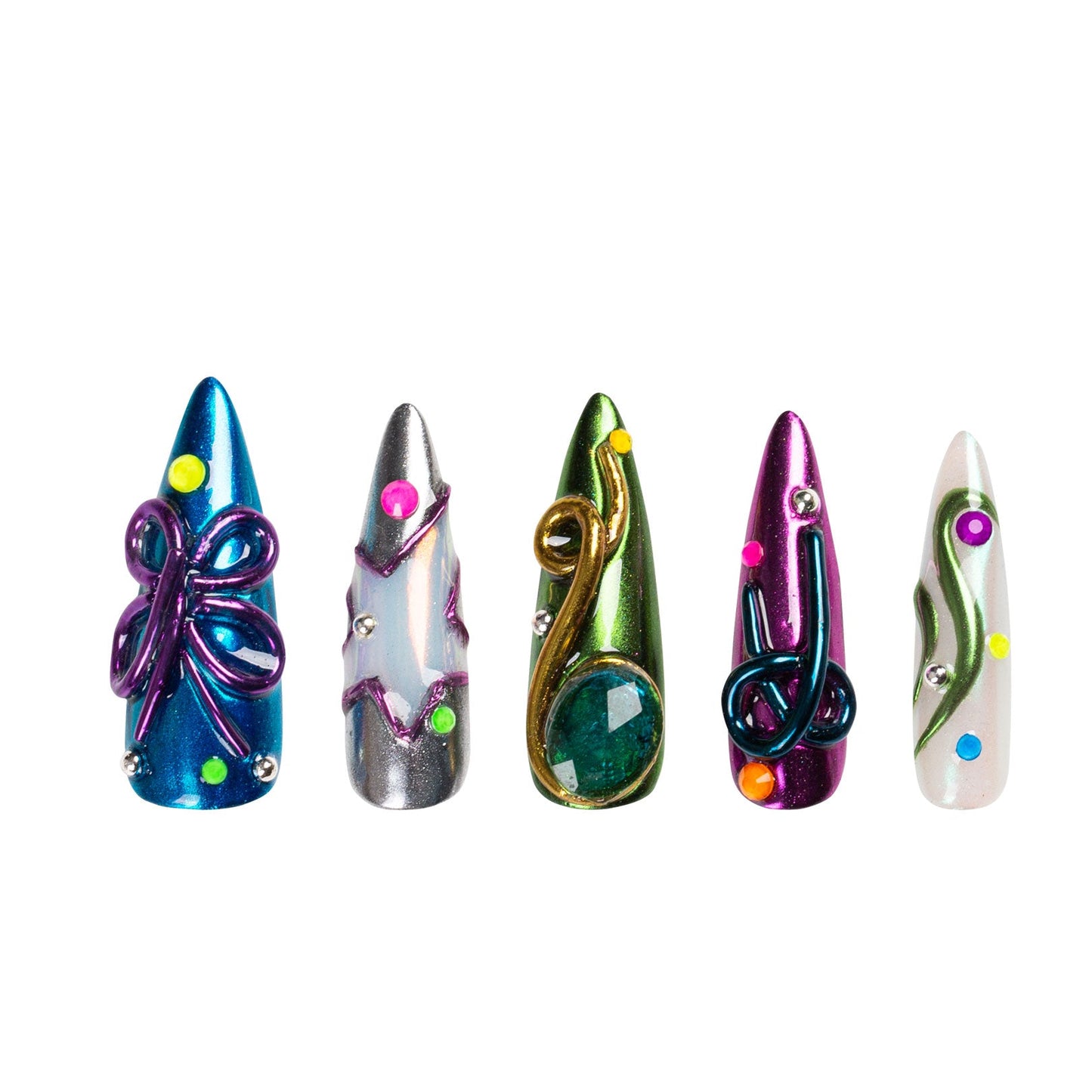 Cosmic Cypher Handmade Nails H464