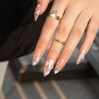 Petals Daydream Handmade Nails H437