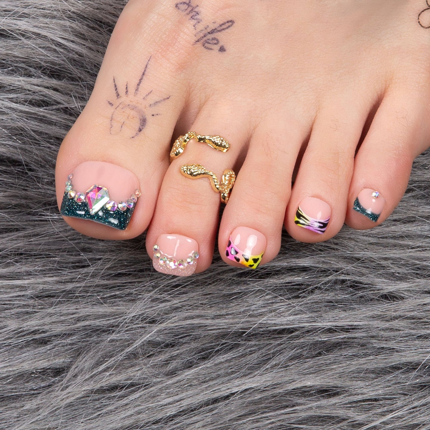 Coastal Mirage T226 Toe Nails