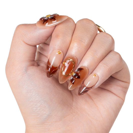 Summer Soir¨¦e Handmade Nails H503