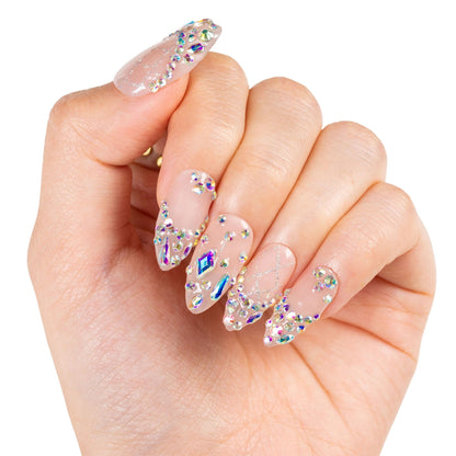 Opaline Drip Handmade Nails H481