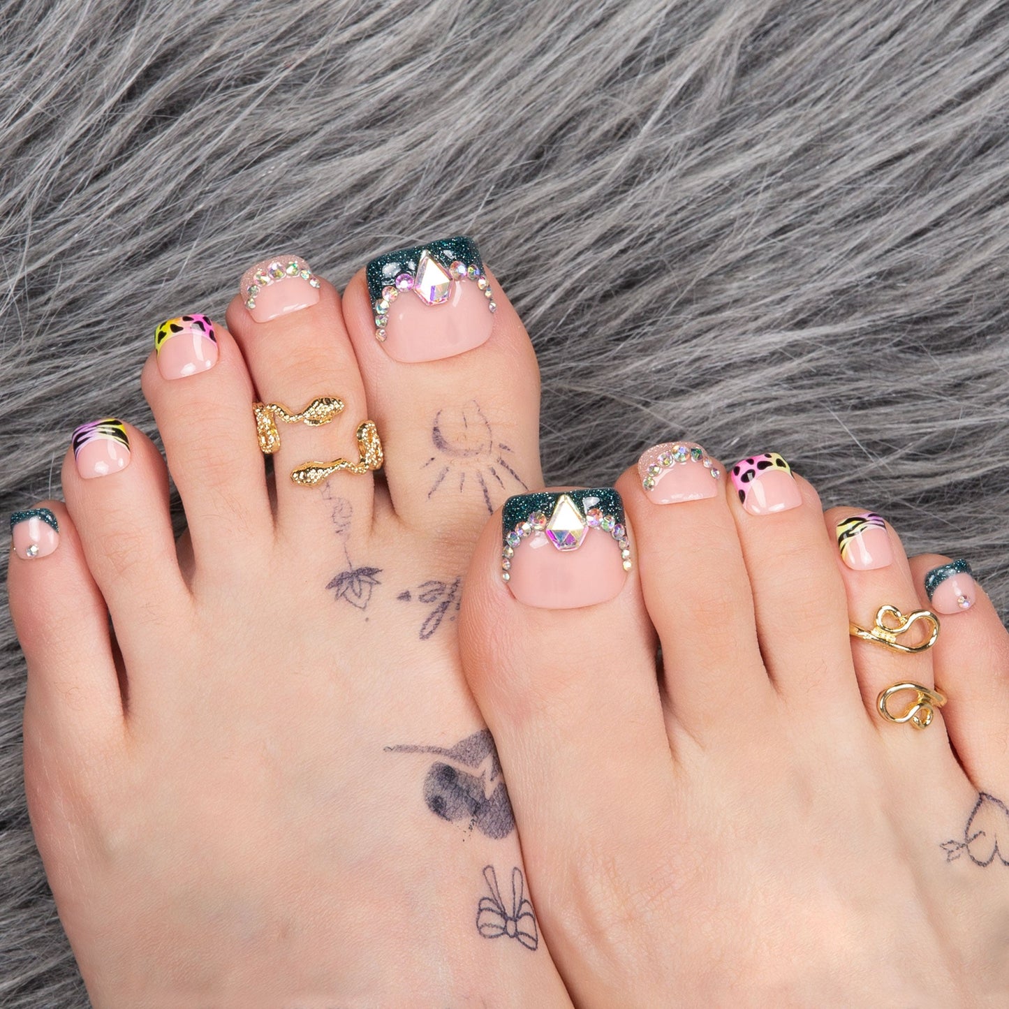 Coastal Mirage T226 Toe Nails