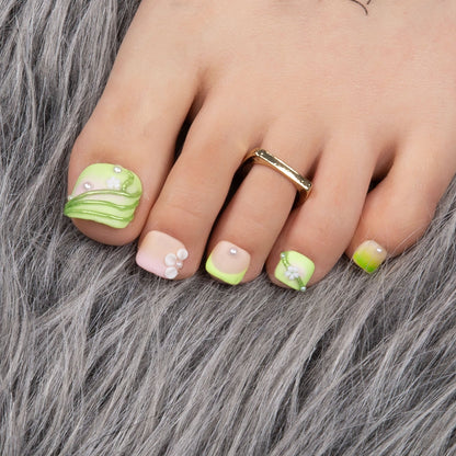 Green Fairy T246 Toe Nails