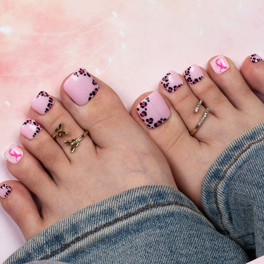 Spots of Power T486 Toe Nails