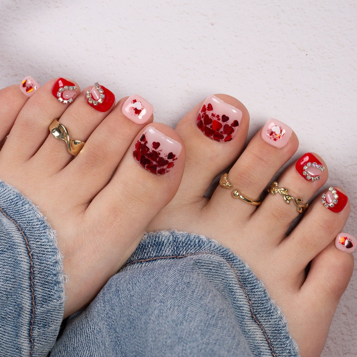 Valentine's Day Exclusive T154 Toe Nails