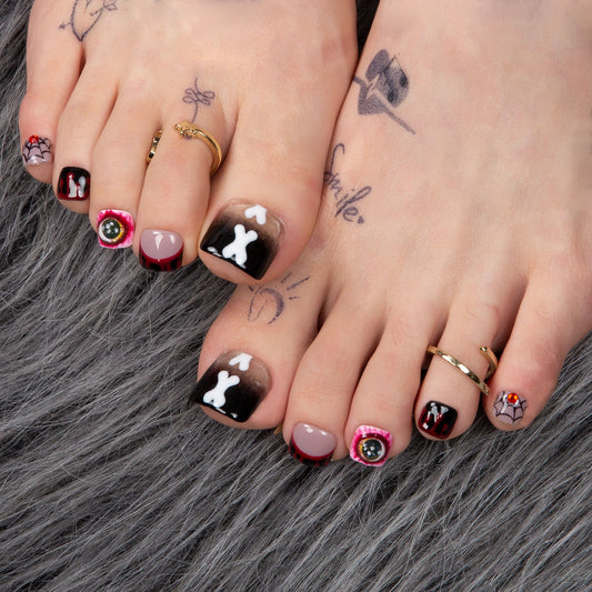 Final Destination Spooky T133 Toe Nails