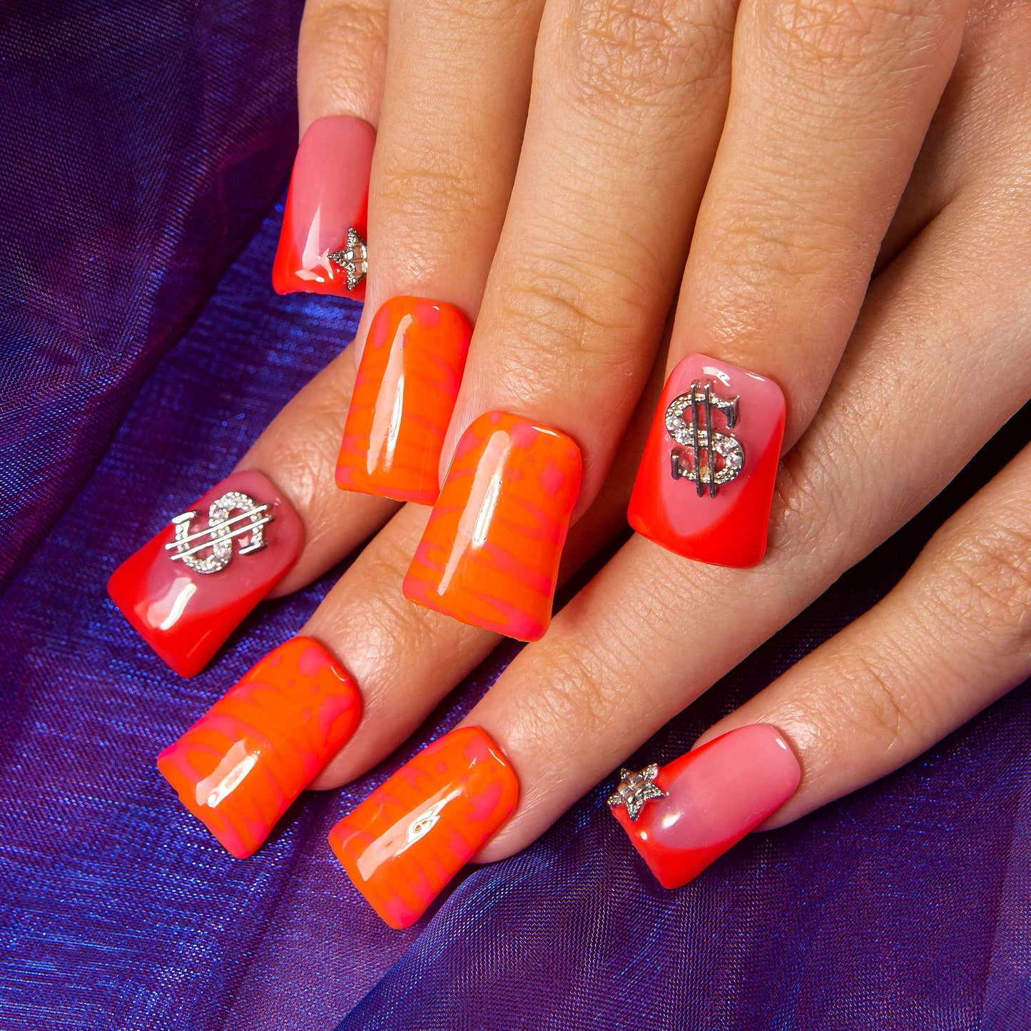 Vacation Behavior Only Handmade Nails H582