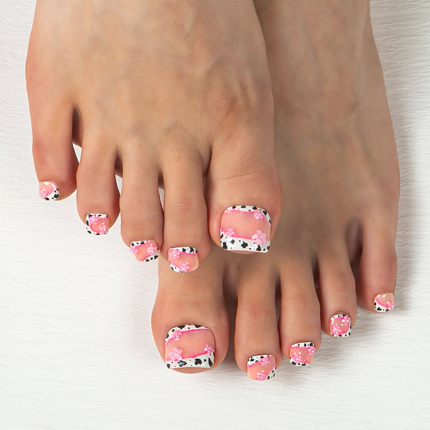 Cowgirl Pink T268 Toe Nails