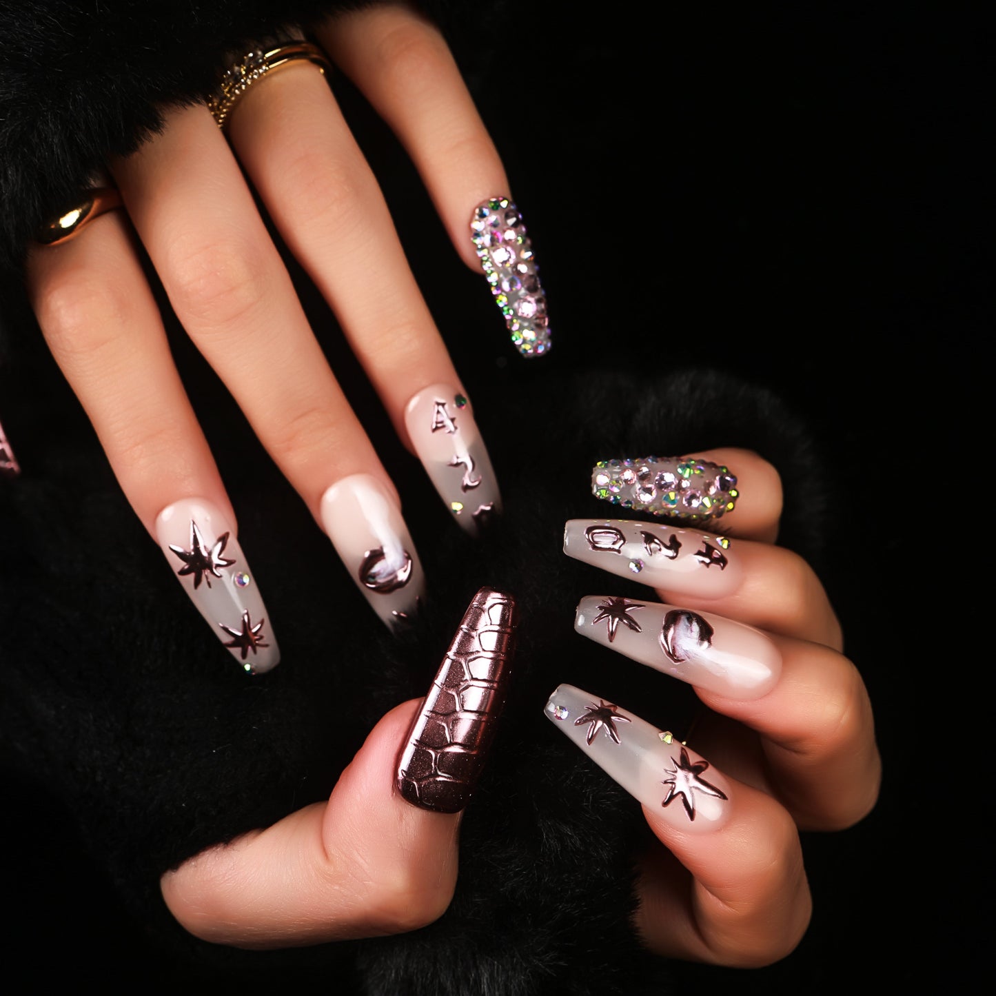 Mary Jane¡¯s Jewels Handmade Nails H431