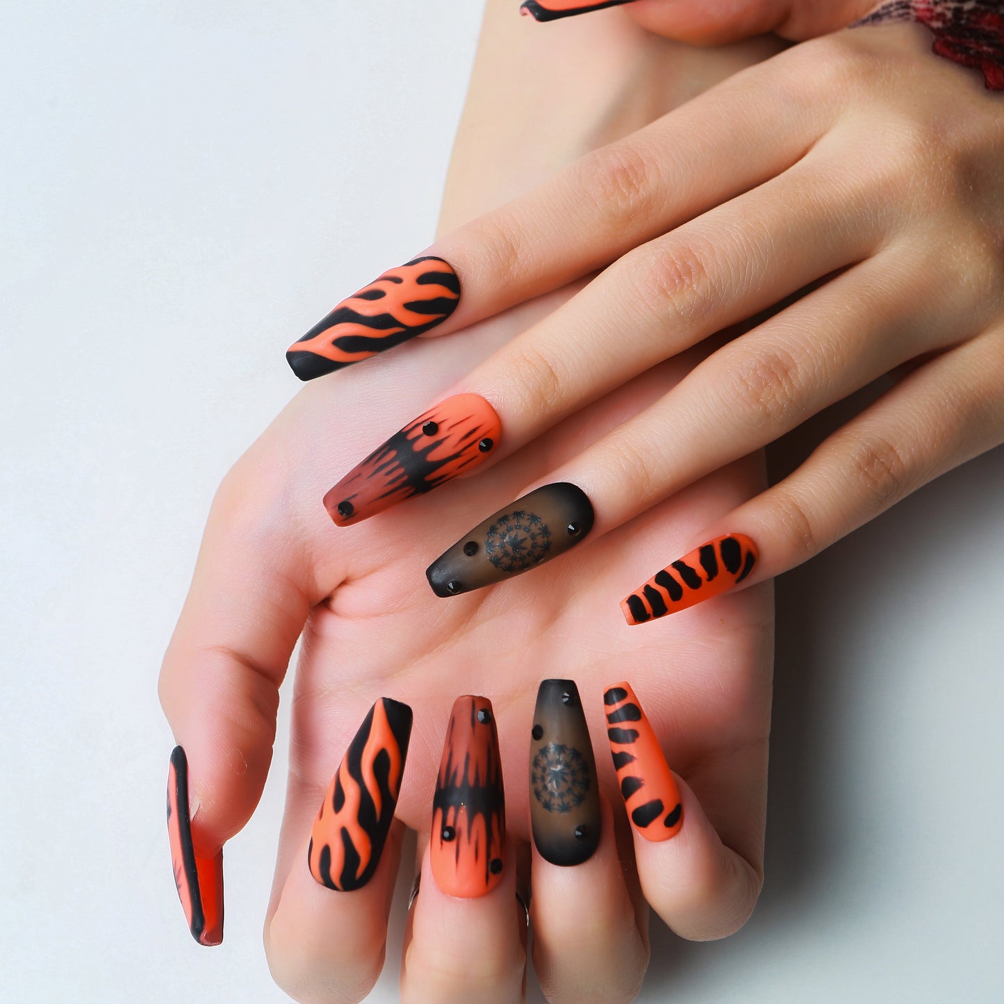 Blazin Haze Handmade Nails H430