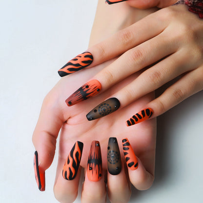 Blazin Haze Handmade Nails H430