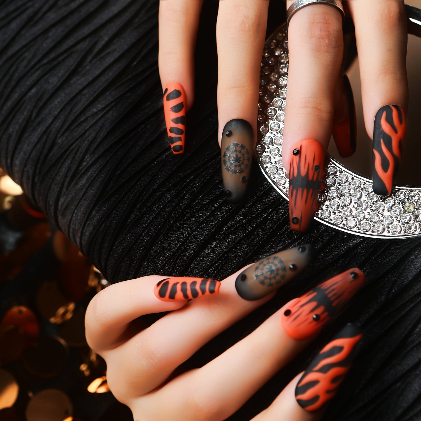 Blazin Haze Handmade Nails H430