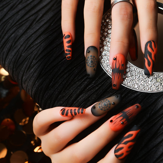 Blazin Haze Handmade Nails H430