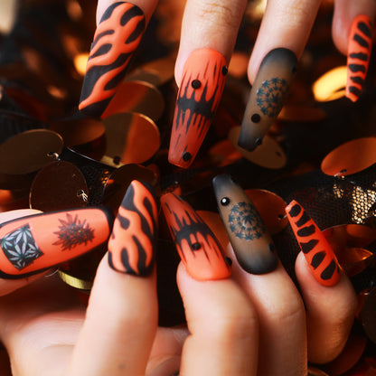 Blazin Haze Handmade Nails H430
