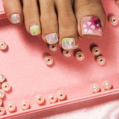 Floral Rhapsody T389 Toe Nails