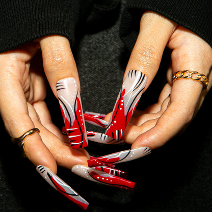 Love Hangover Handmade Nails H476