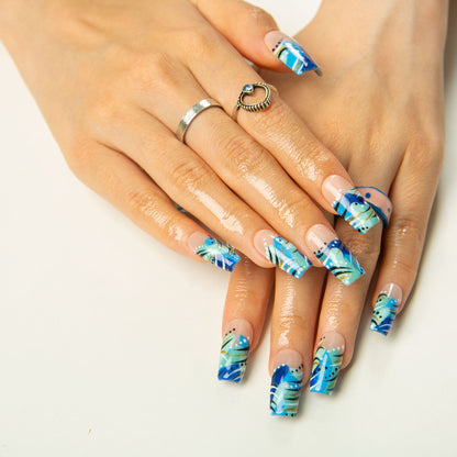 Clear Skies Handmade Nails H478