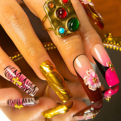 Empress Bloom Handmade Nails H492