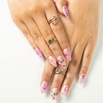 Full of Hope Handmade Nails H484