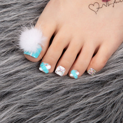 Blue Lagoon T66 Toe Nails
