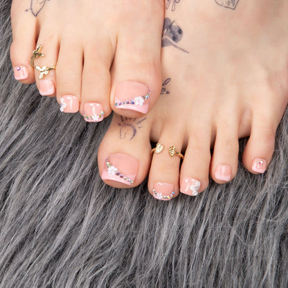 Pink Lady T281 Toe Nails