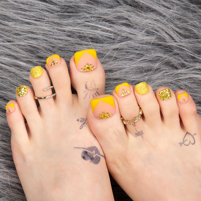 Follow Me Butterfly T152 Toe Nails