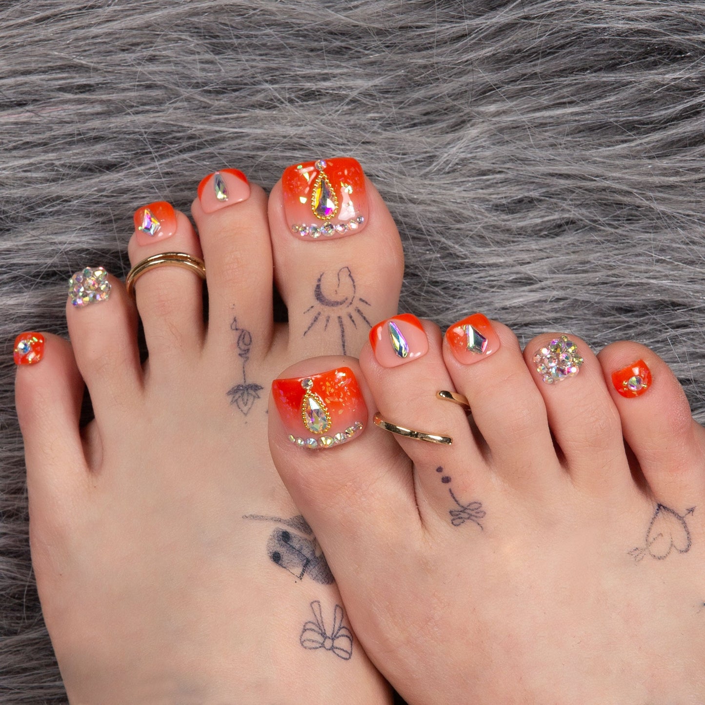 Sleeping Beauty T74 Toe Nails