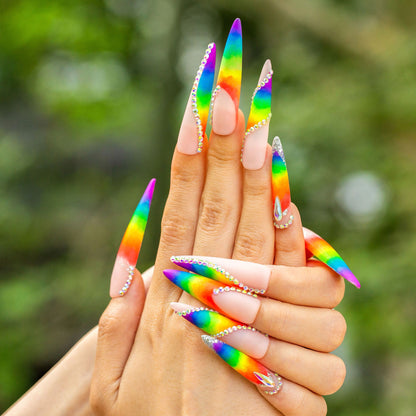 Stand Up & Speak Out Handmade Nails H565