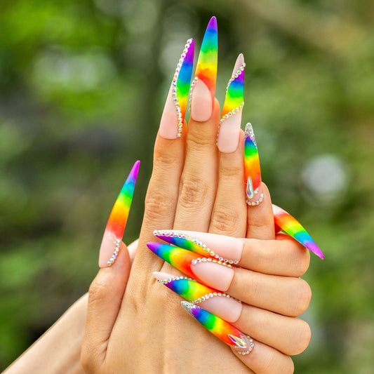 Stand Up & Speak Out Handmade Nails H565