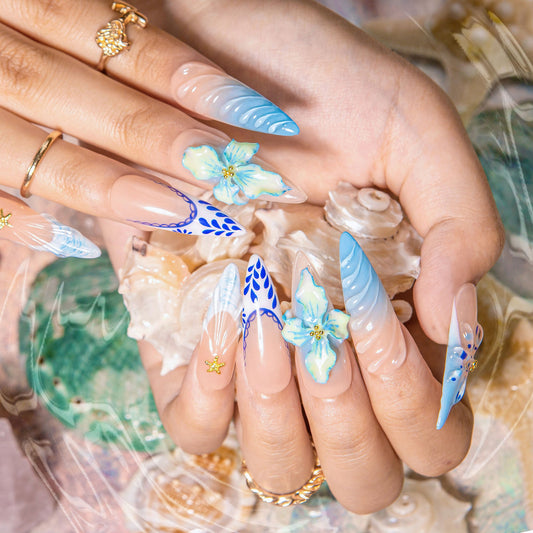 Summer Siren Handmade Nails H551