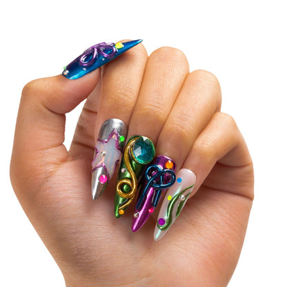 Cosmic Cypher Handmade Nails H464