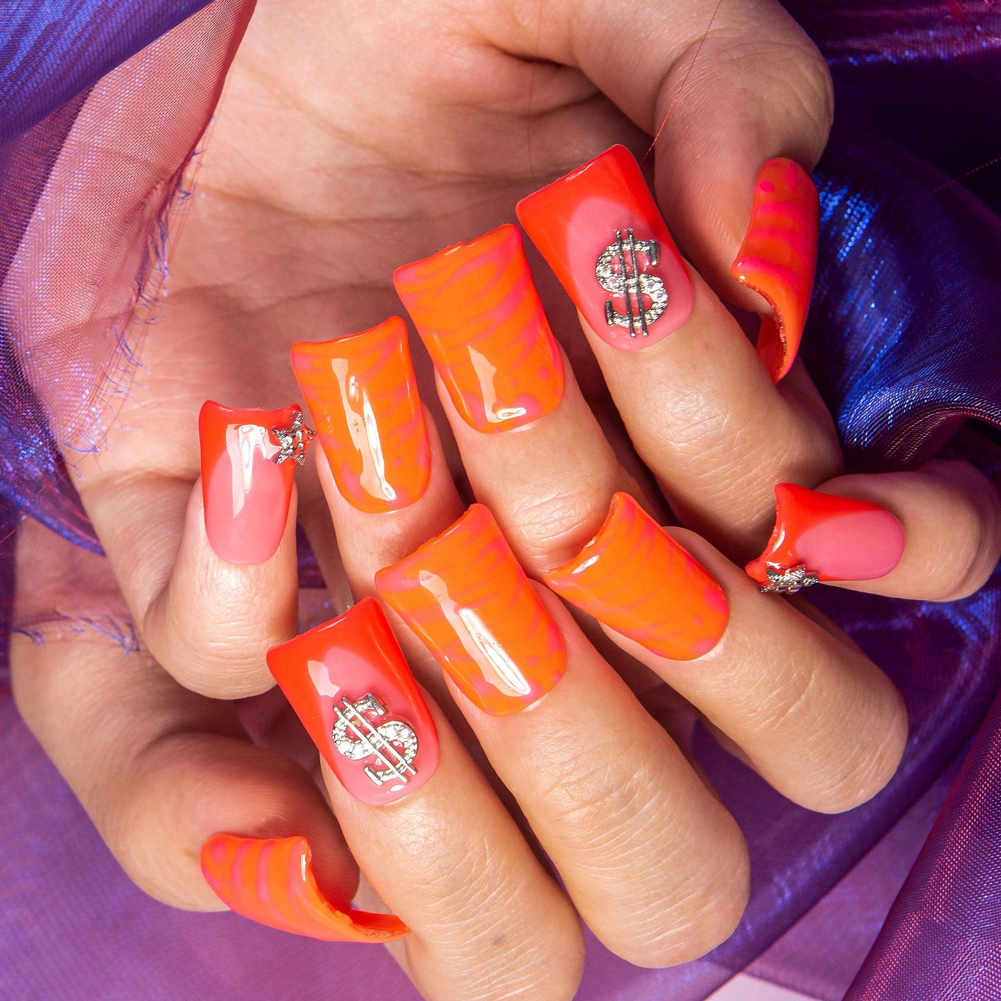 Vacation Behavior Only Handmade Nails H582