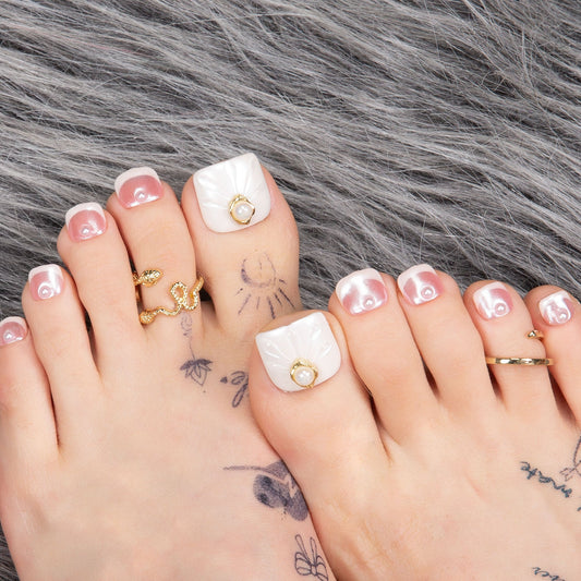 The White T306 Toe Nails