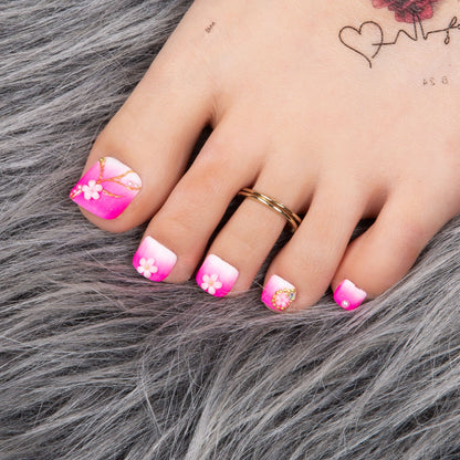 Cherry Blossom T124 Toe Nails